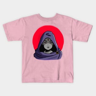 Raven Teen Titans DC comic Character T-Shirt and sticker Kids T-Shirt